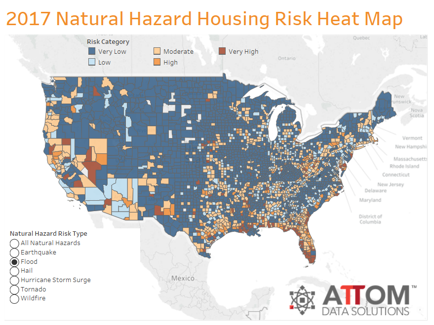 Flooding Risk Across the United States.