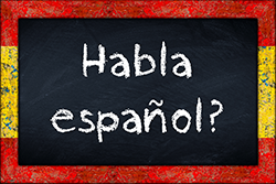 Hable Espanol.