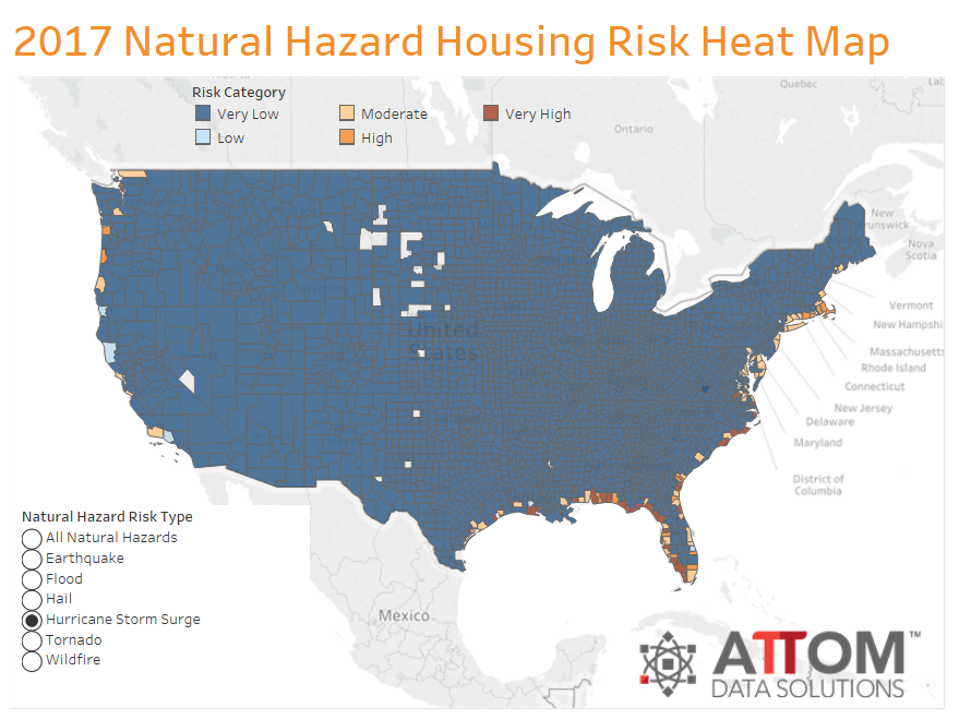 Hurricane Risk Across the United States.